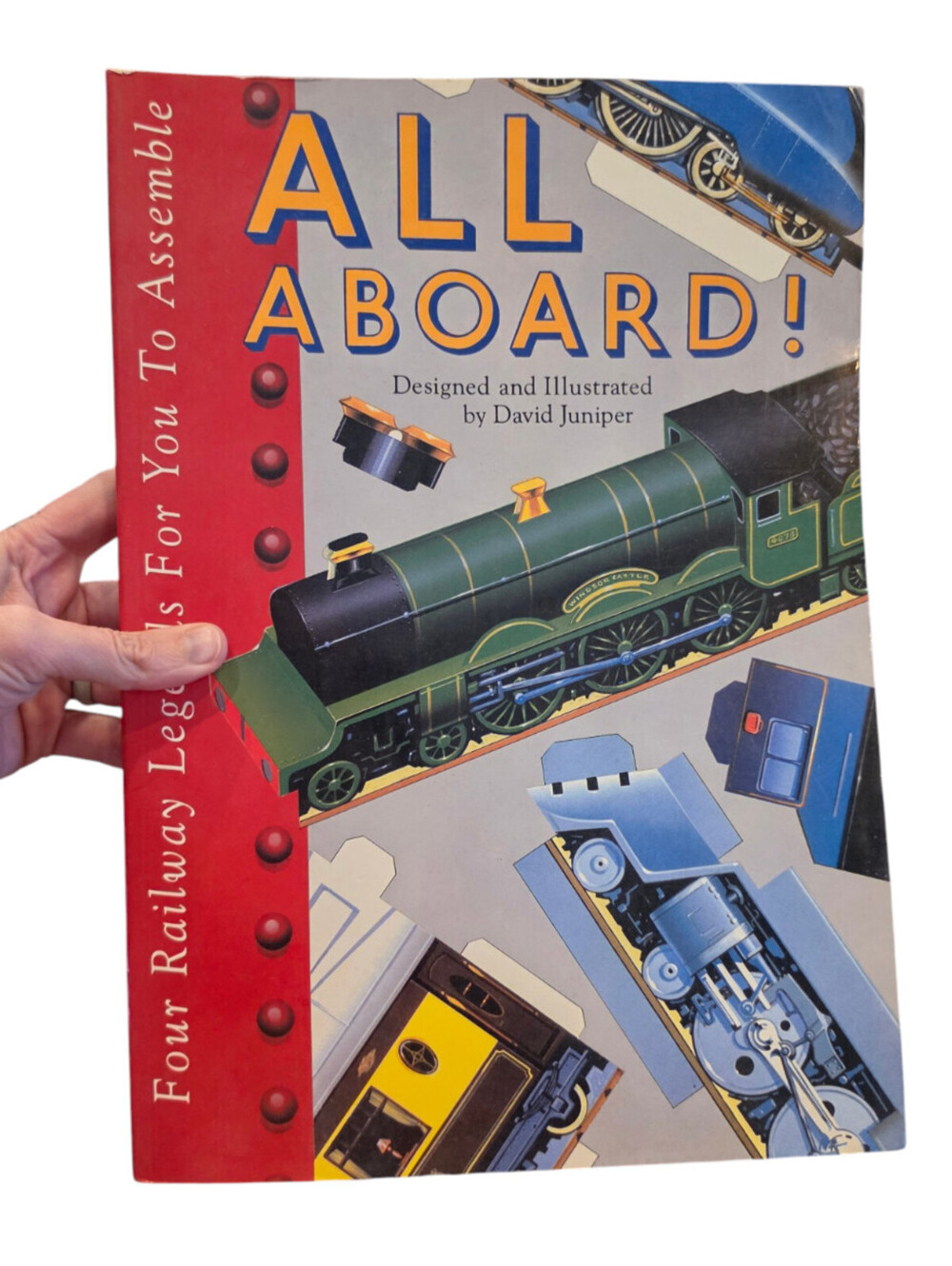 Four Railway Legends For You To Assemble Paper Trains David Juniper